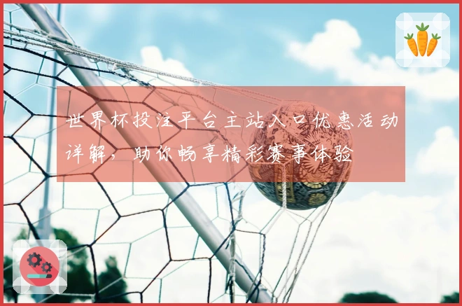 世界杯投注平台主站入口优惠活动详解，助你畅享精彩赛事体验